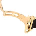 Cartier Santos Dumont Diamond Bezel Watch 18K Pink Gold Leather — view 9