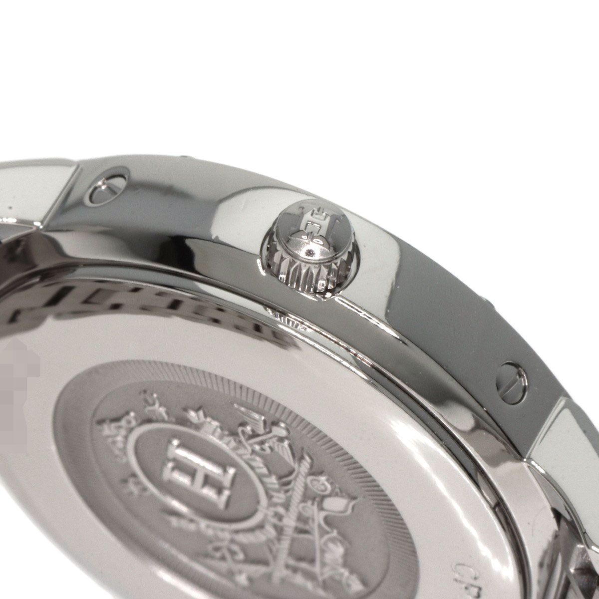 Hermes Clipper Classic Watch SS — view 9