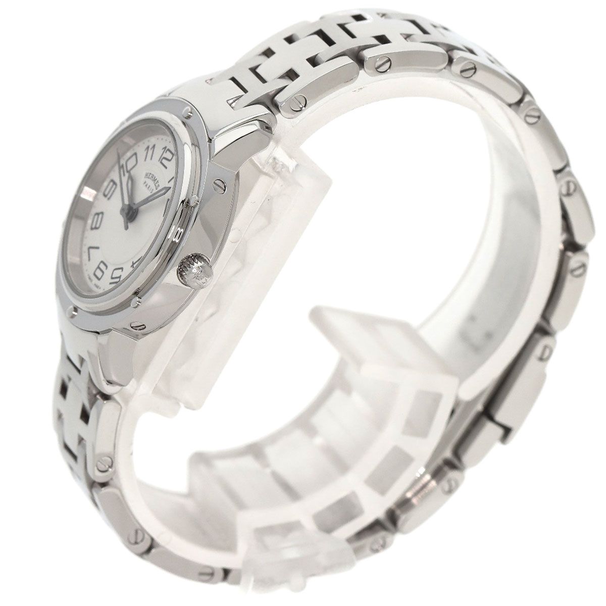 Hermes Clipper Classic Watch SS — view 2