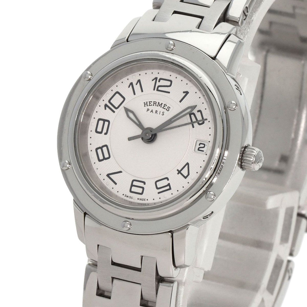 Hermes Clipper Classic Watch SS — view 3