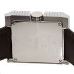 Gucci Square Face Watch SS Leather — view 7