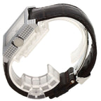 Gucci Square Face Watch SS Leather — view 2