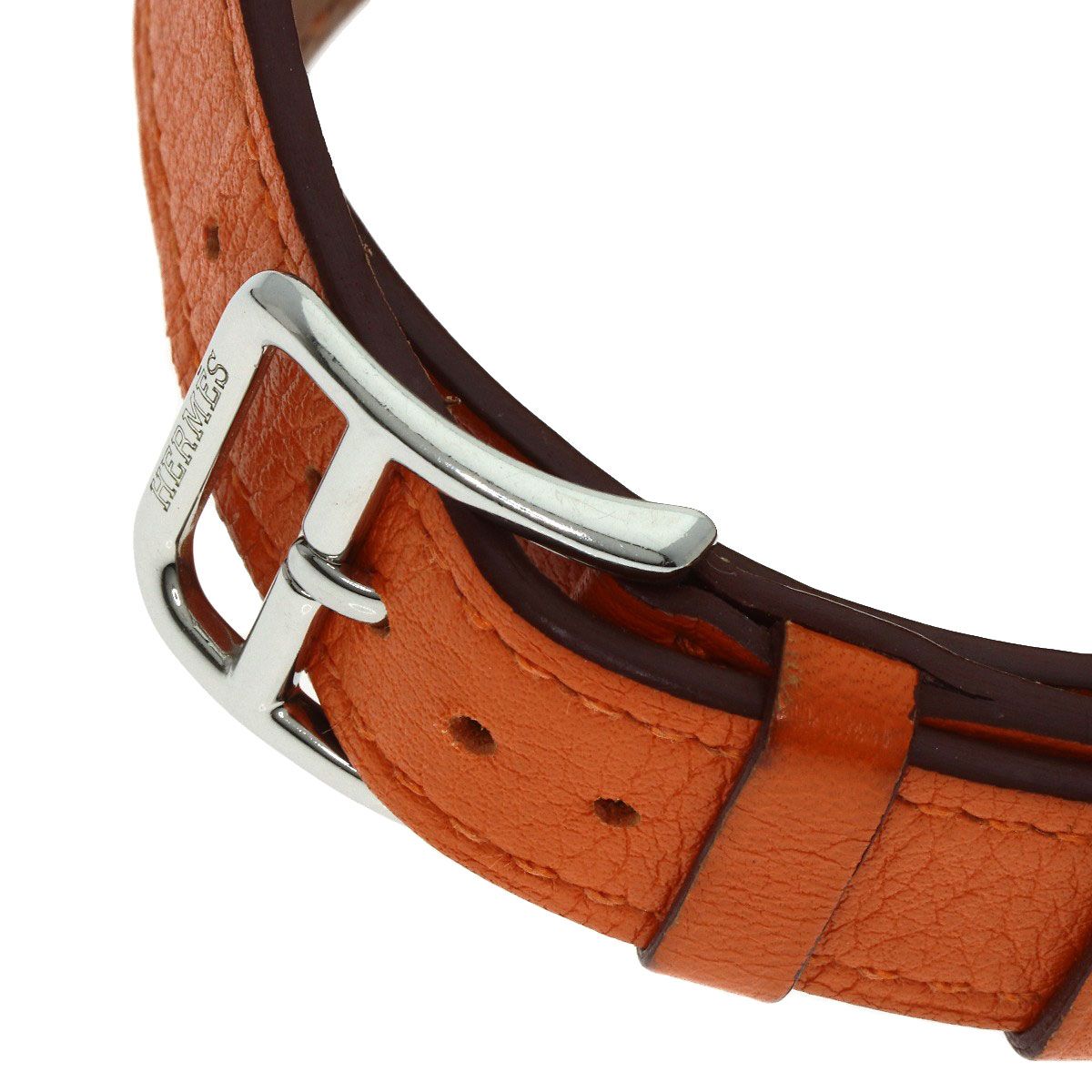 Hermes Watch Double Tour SS Leather — view 8