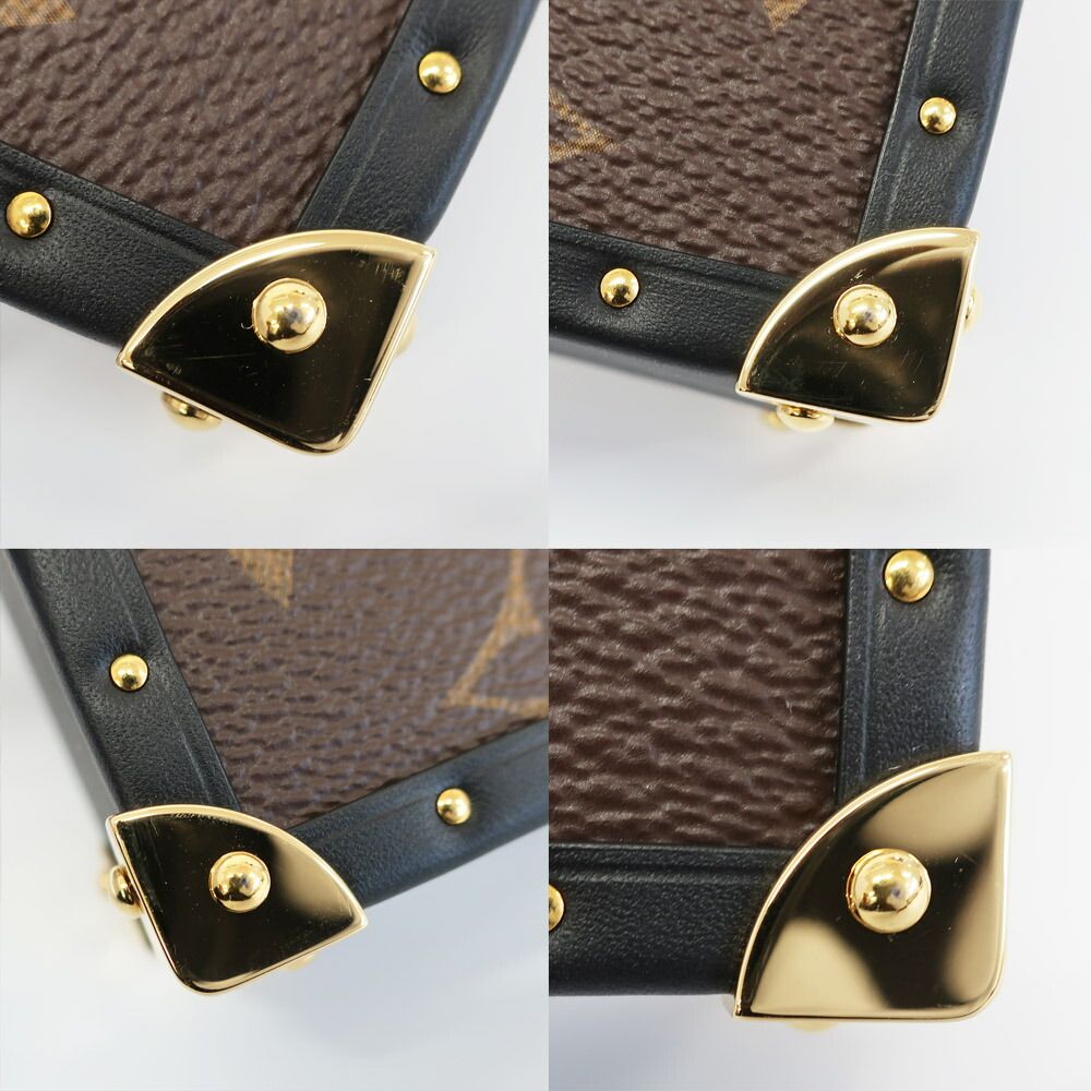 Louis Vuitton Box Trunk Monogram Case Wood — view 5