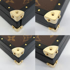 Louis Vuitton Box Trunk Monogram Case Wood — view 6