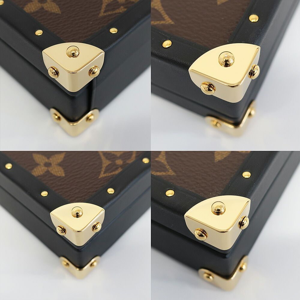 Louis Vuitton Box Trunk Monogram Case Wood — view 6