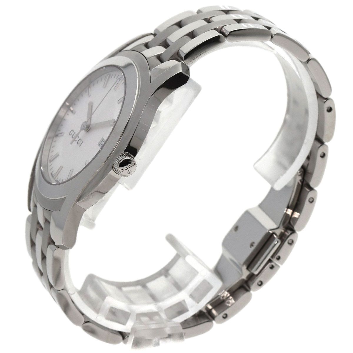 Gucci Round Face Watch SS — view 2