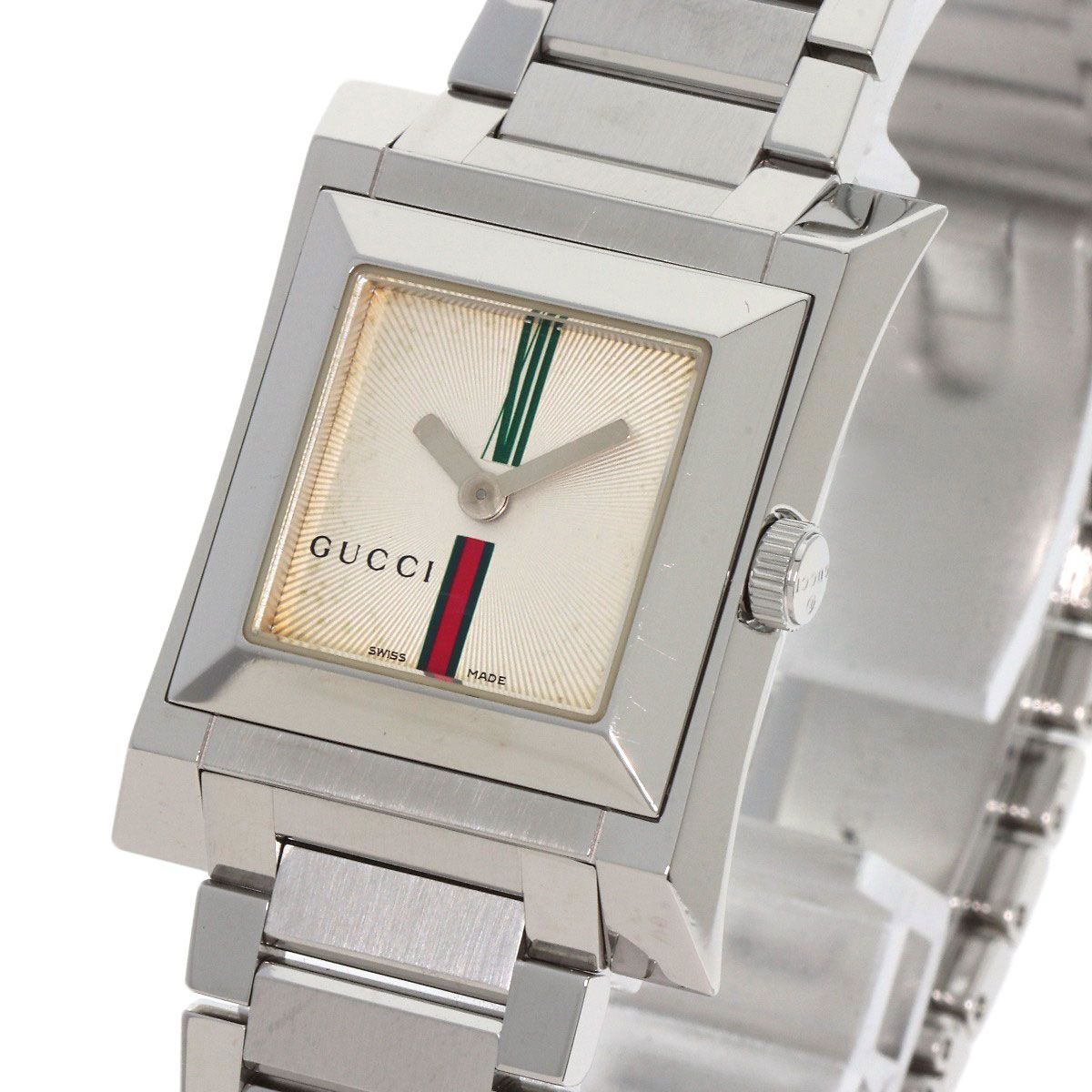 Gucci Square Face Watch SS — view 3