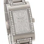 Bvlgari Rettangolo Diamond Watch 18K White Gold Goldx — view 4