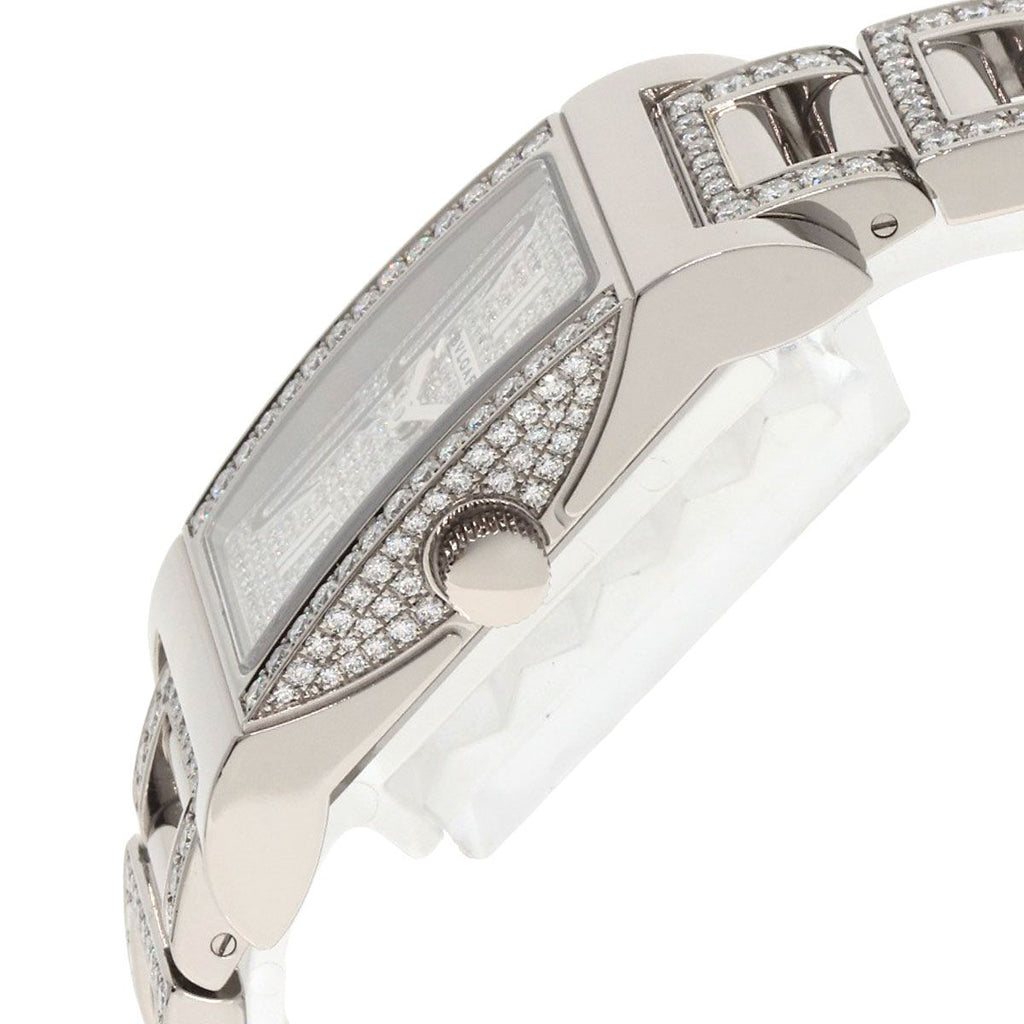 Bvlgari Rettangolo Diamond Watch 18K White Gold Goldx — view 5