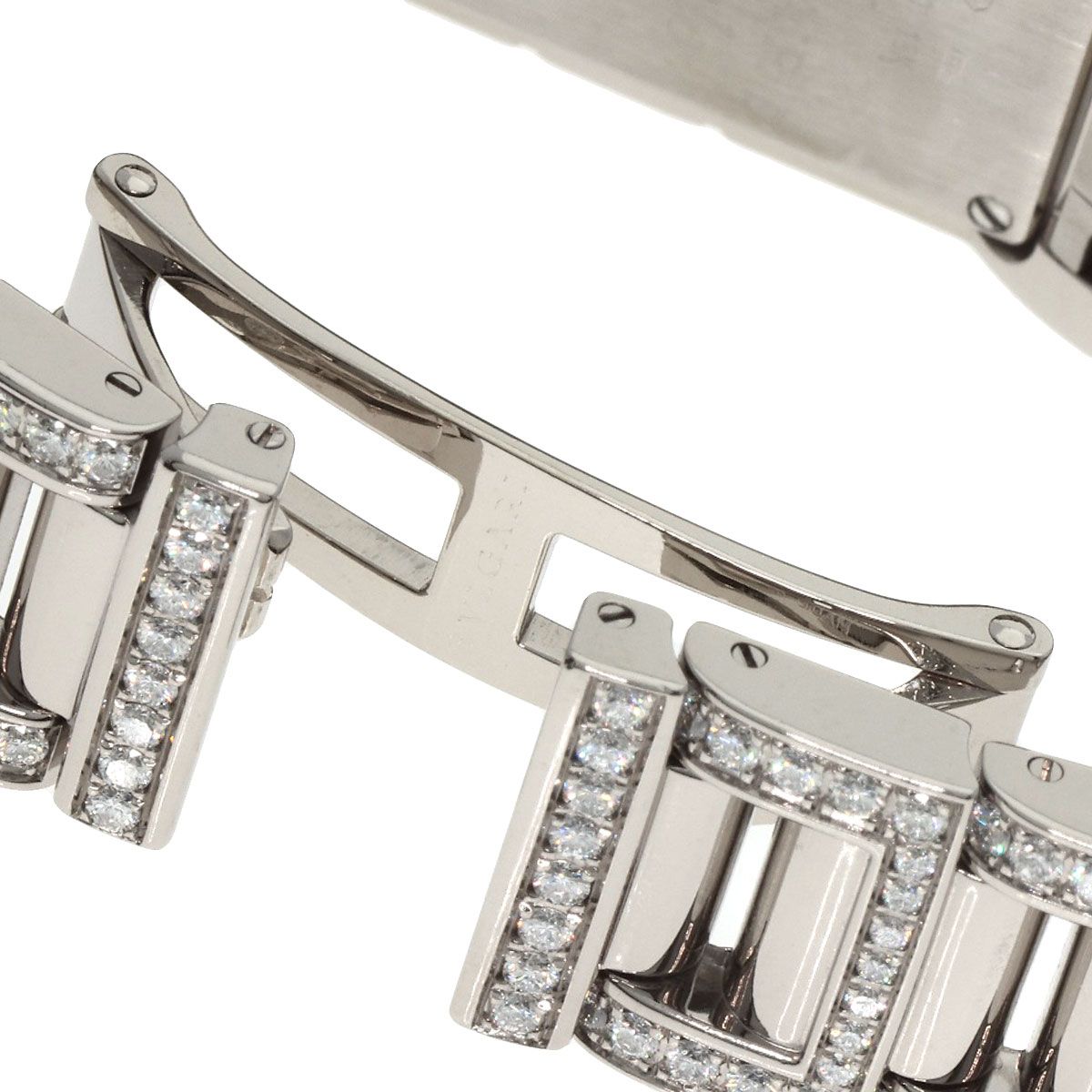 Bvlgari Rettangolo Diamond Watch 18K White Gold Goldx — view 8
