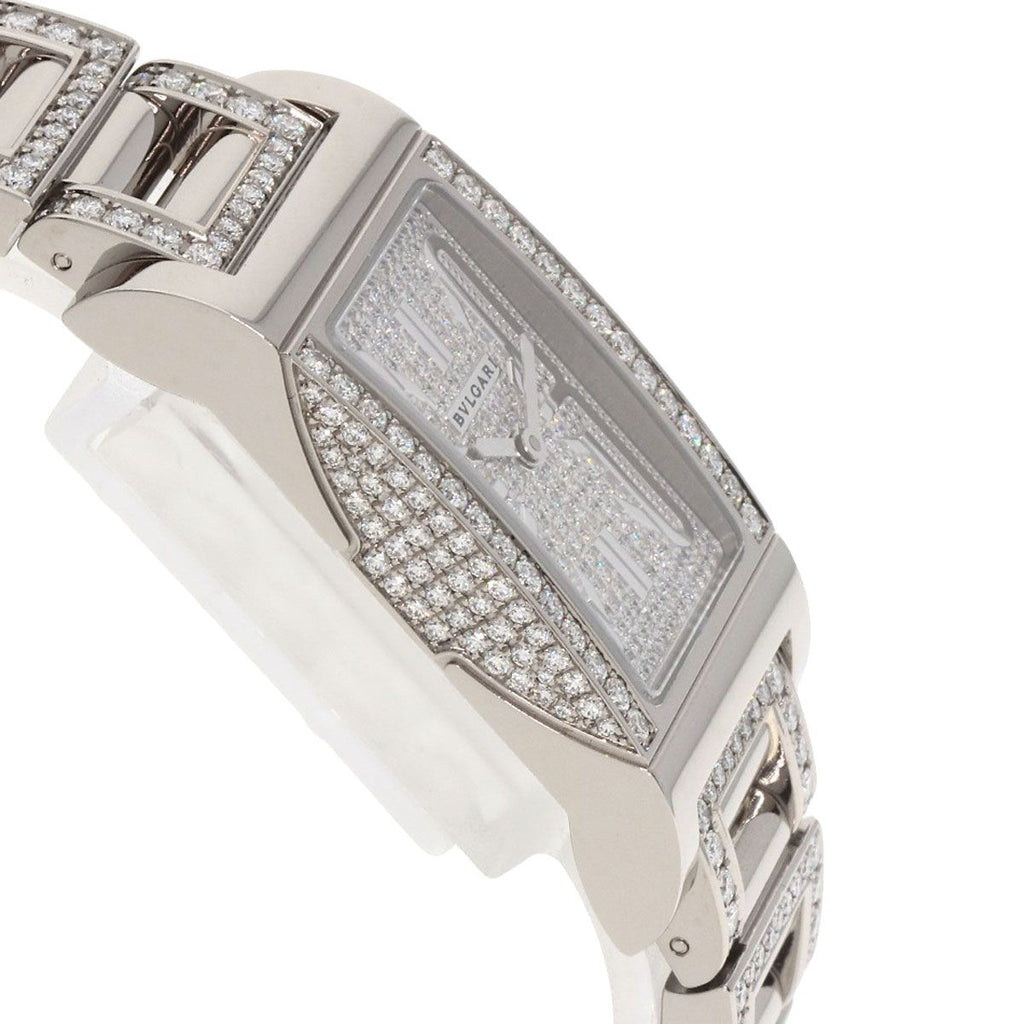 Bvlgari Rettangolo Diamond Watch 18K White Gold Goldx — view 6