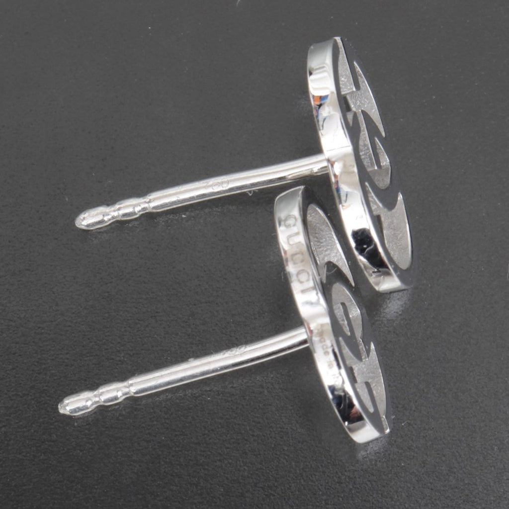 Gucci Double Earrings 18K White Gold — view 2