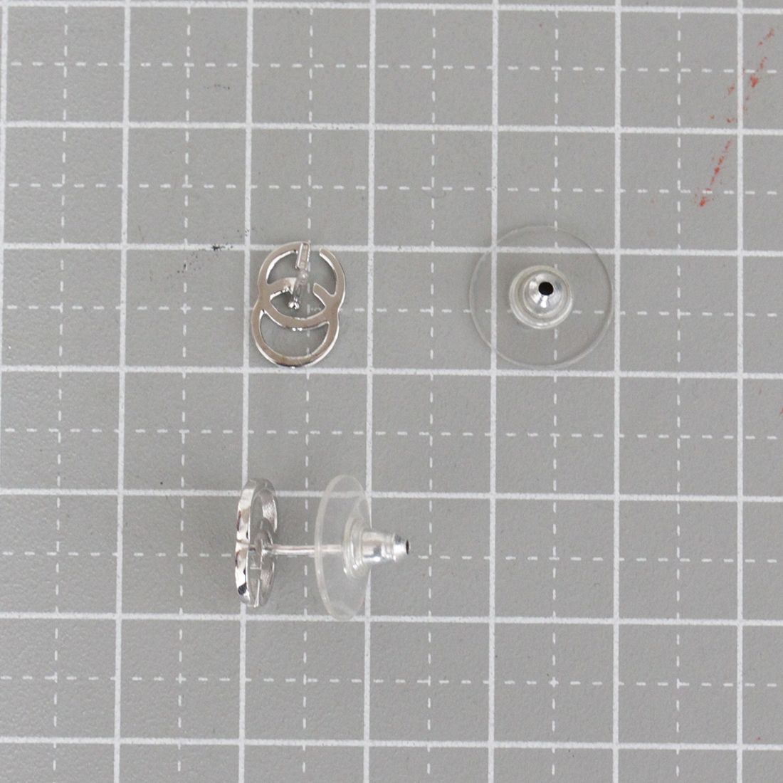 Gucci Double Earrings 18K White Gold — view 6
