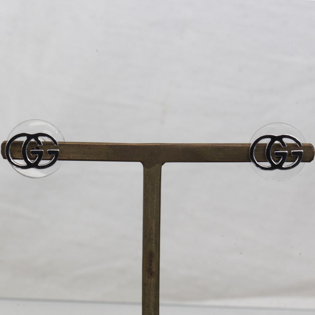 Gucci Double Earrings 18K White Gold — view 5