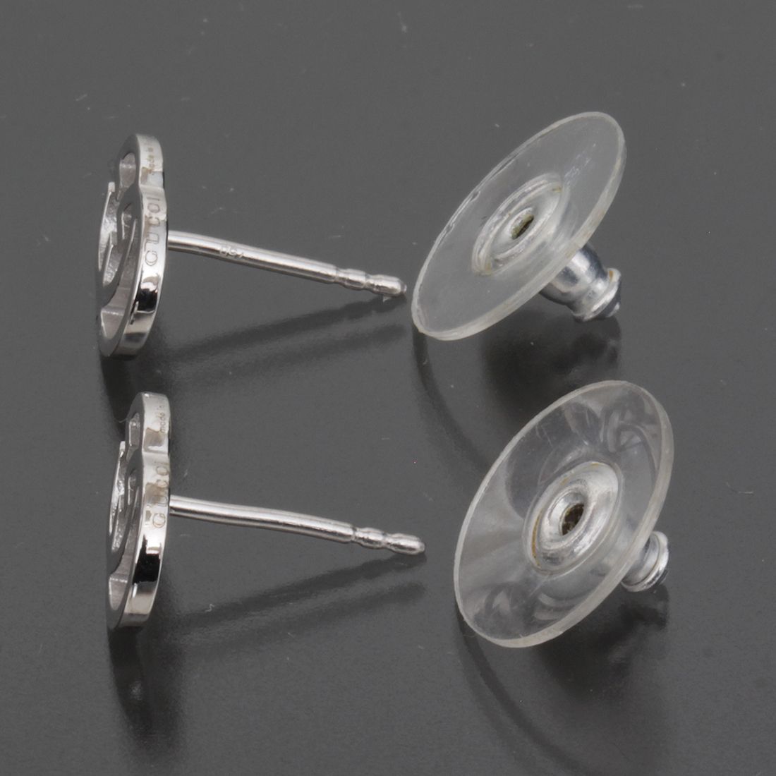 Gucci Double Earrings 18K White Gold — view 4
