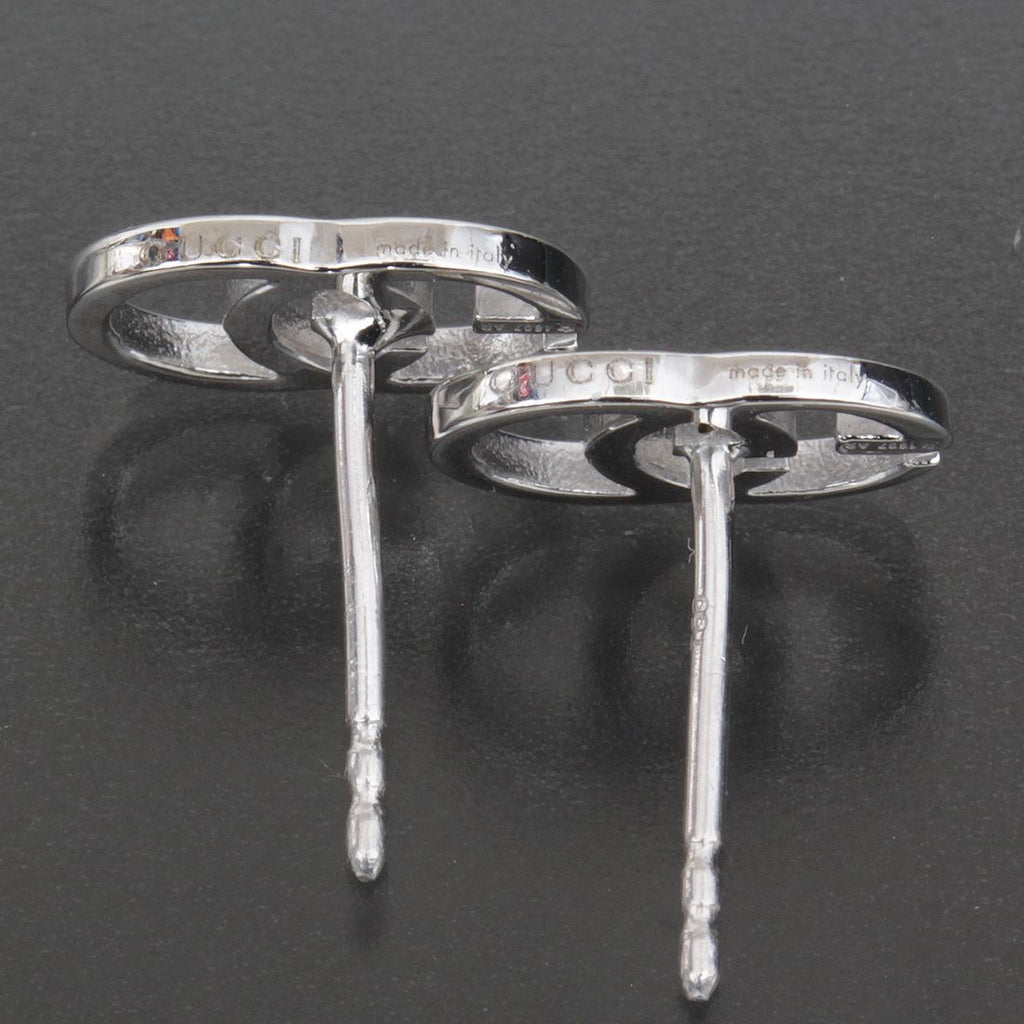 Gucci Double Earrings 18K White Gold — view 3