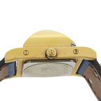 Hermes Medallion Gold Plated Leather Quartz Analog Display White Dial — view 7