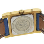 Hermes Medallion Gold Plated Leather Quartz Analog Display White Dial — view 6