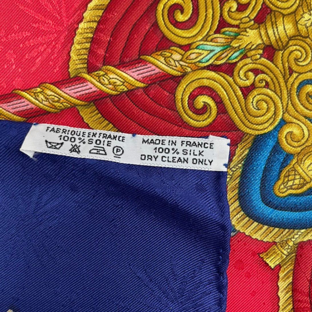 Hermes Carre 90 Scarf Silk Luna Park Amusement Merigo Land Navy — view 8