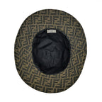 Fendi Hat Zucca Brown Black — view 6