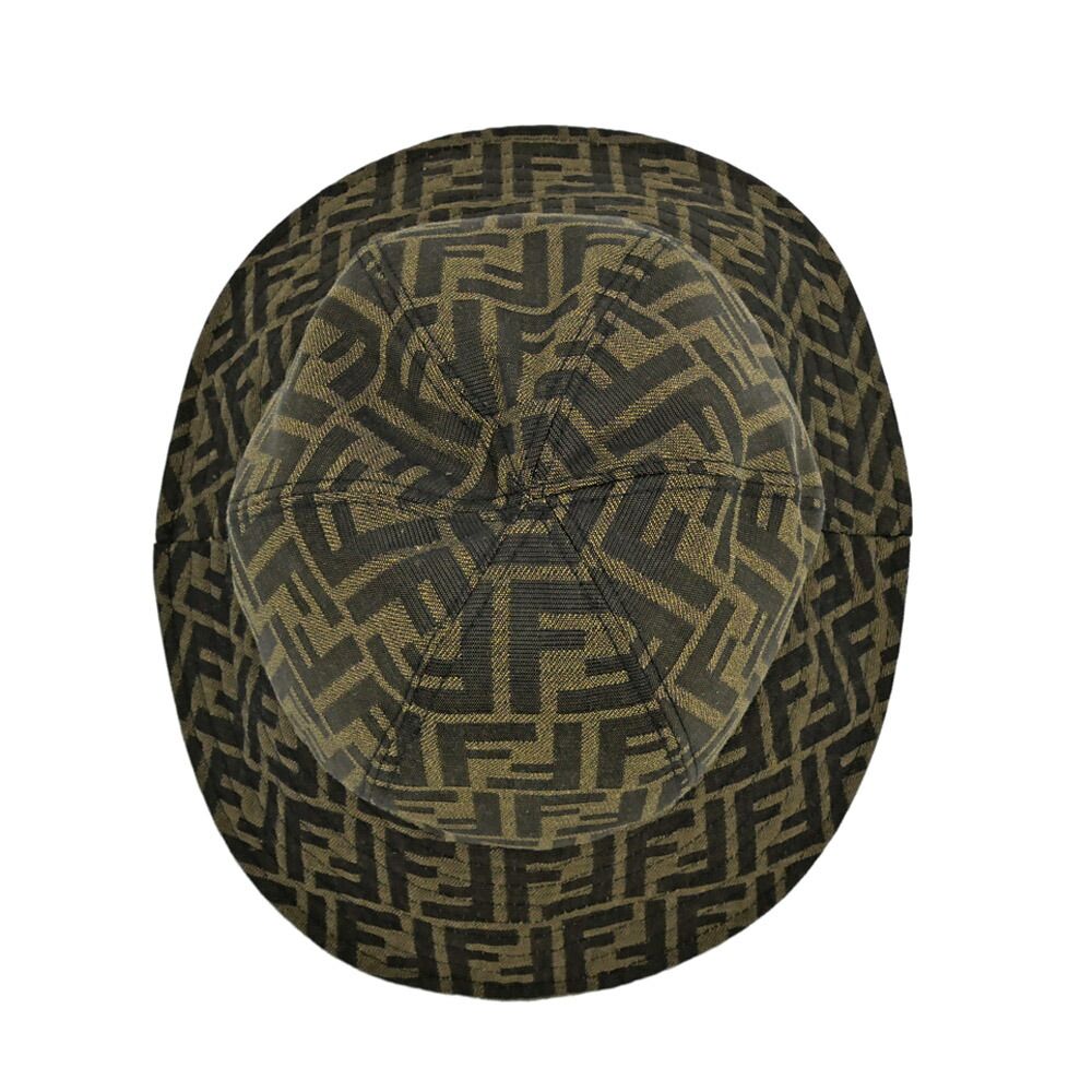 Fendi Hat Zucca Brown Black — view 5