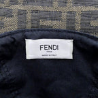 Fendi Hat Zucca Brown Black — view 7