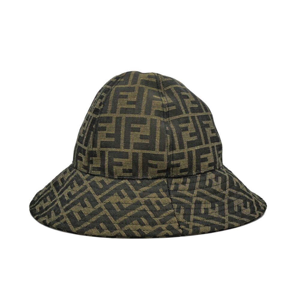 Fendi Hat Zucca Brown Black — view 4