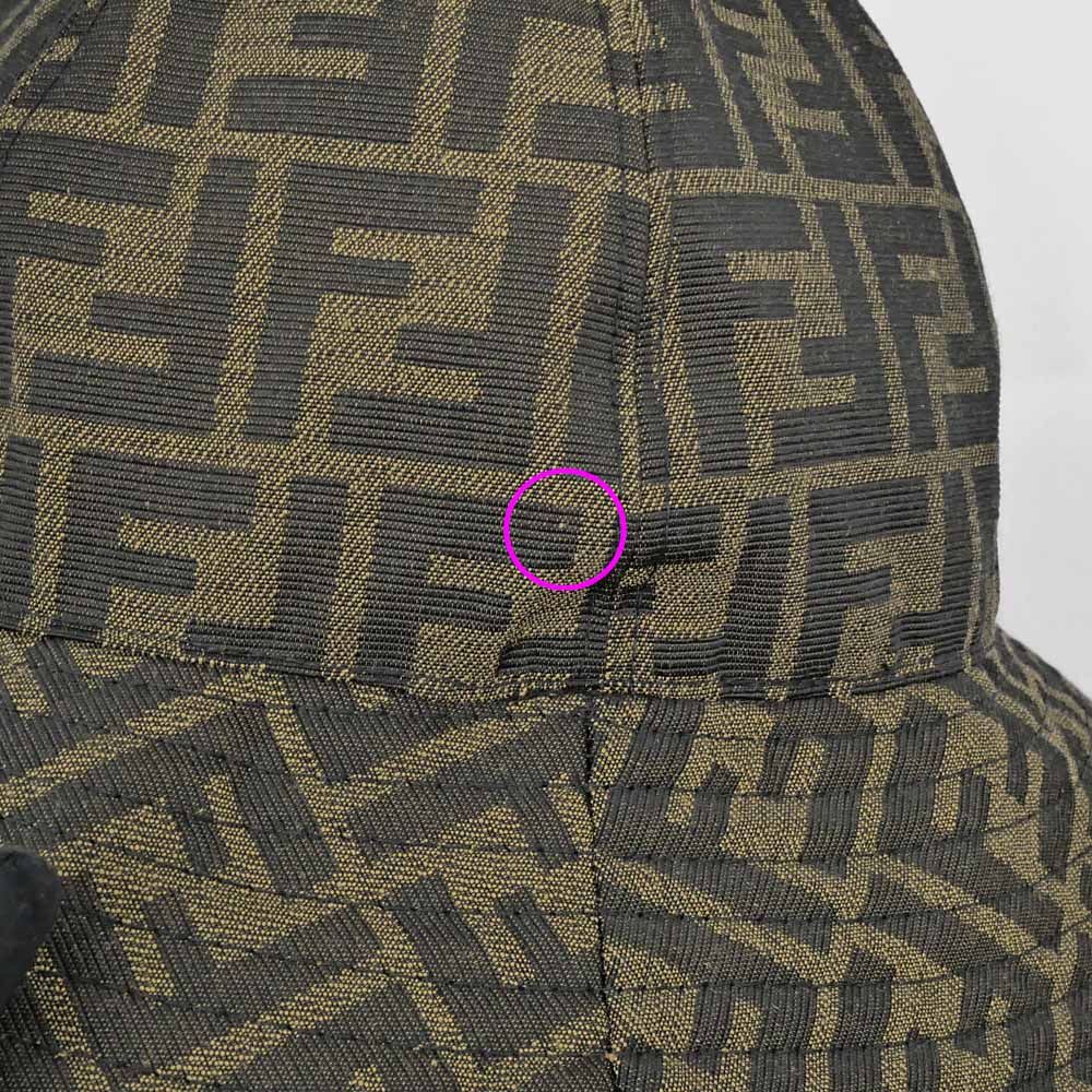 Fendi Hat Zucca Brown Black — view 8