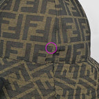 Fendi Hat Zucca Brown Black — view 8