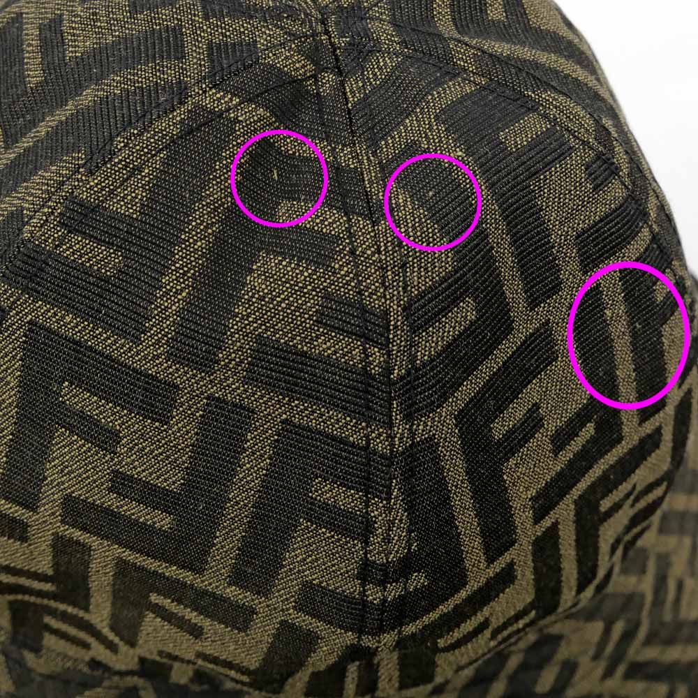 Fendi Hat Zucca Brown Black — view 9