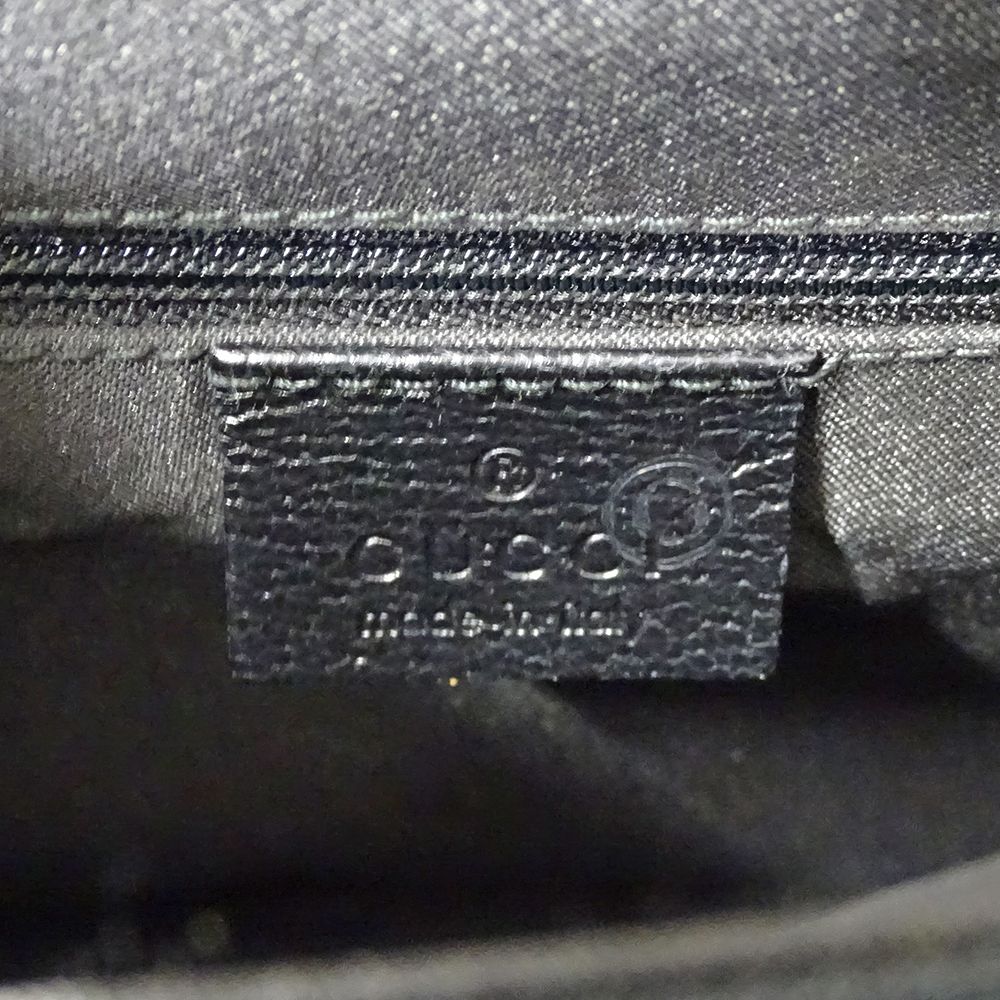Gucci Tote Bamboo Leather Black Fashionable — view 6