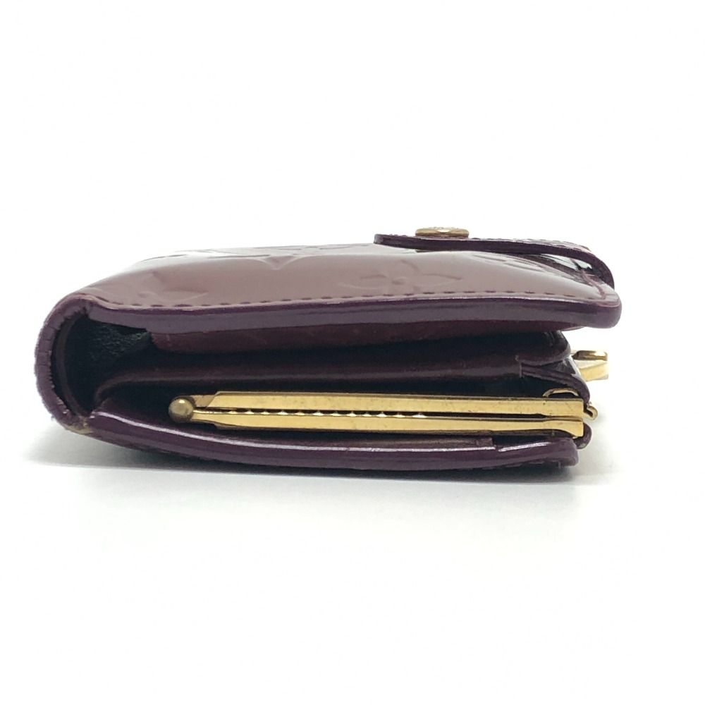 Louis Vuitton Bifold Wallet Portefeuille Monogram Vernis Rouge Fauvist — view 4