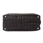 Chanel New Travel Tote MM Nylon Dark Brown — view 3