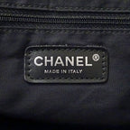 Chanel New Travel Tote MM Nylon Dark Brown — view 6