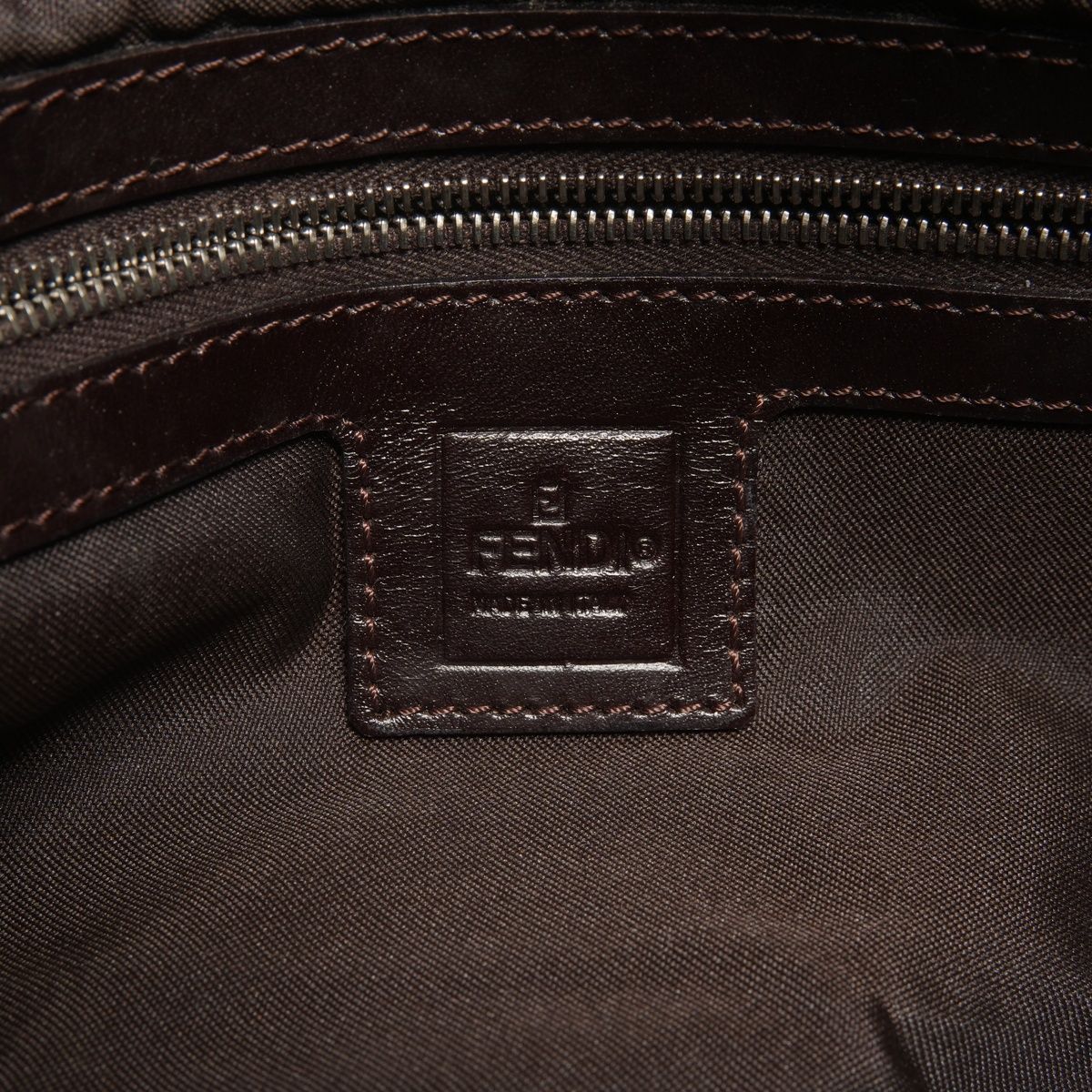 Fendi Shoulder Bag Canvas Mamma Zucca — view 8