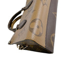 Louis Vuitton Monogram Tote On The Go East West Brown — view 7