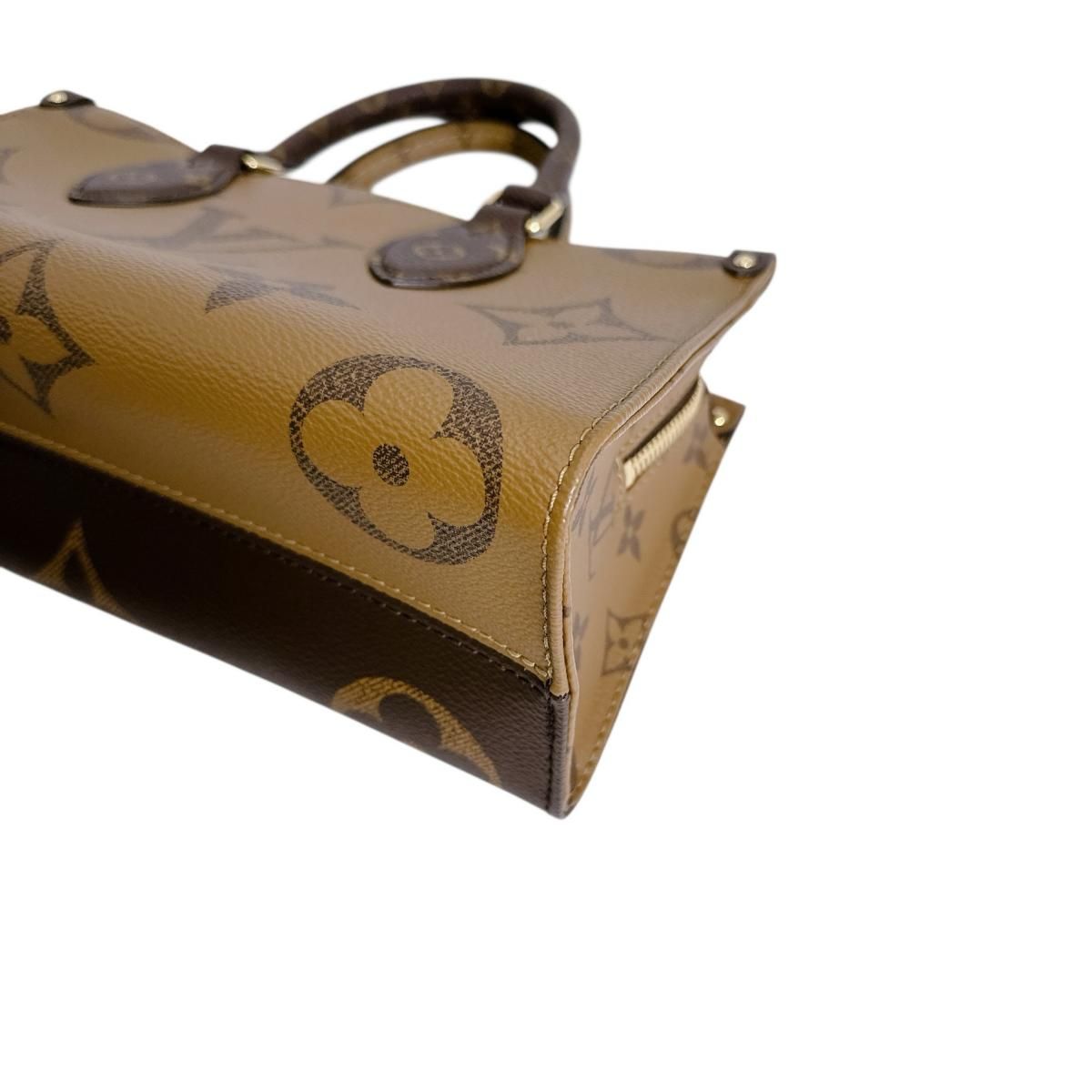 Louis Vuitton Monogram Tote On The Go East West Brown — view 8