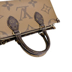 Louis Vuitton Monogram Tote On The Go East West Brown — view 9