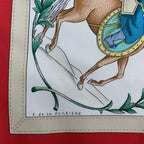 Hermes Scarf Carre 90 Costumes Civils Actuels Modern Citizen Silk — view 8