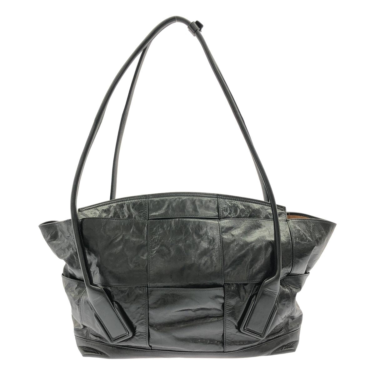 Bottega Veneta Arco Leather Tote Black — view 2