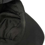 Hermes Nevada Serge Leather Patch Camp Cap Black 60 — view 6