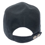Hermes Nevada Serge Leather Patch Camp Cap Black 60 — view 3