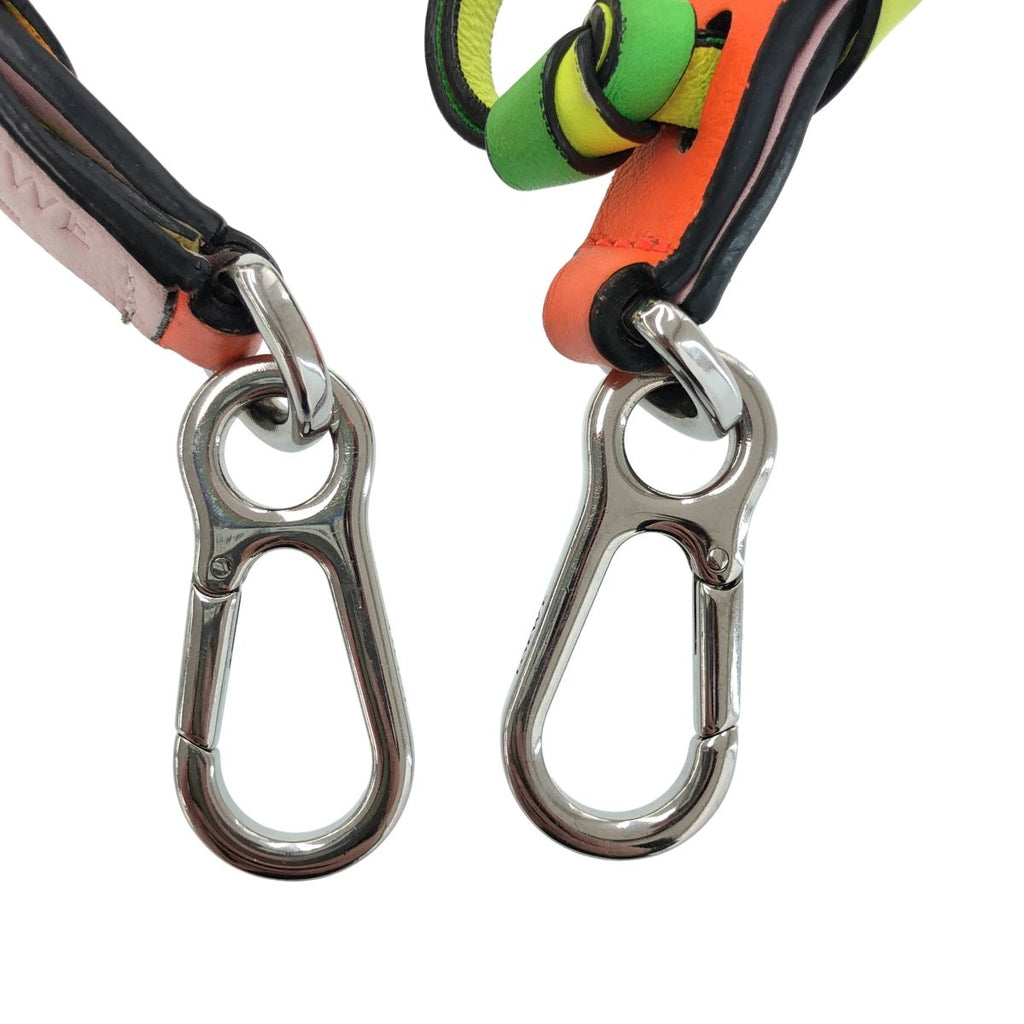 Loewe Leather Shoulder Strap Mixed Color — view 4