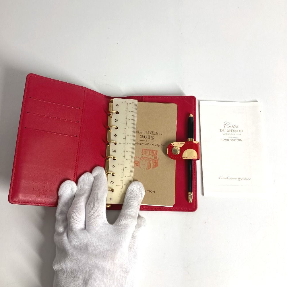 Louis Vuitton Notebook Cover Agenda PM with Ballpoint Pen — view 8
