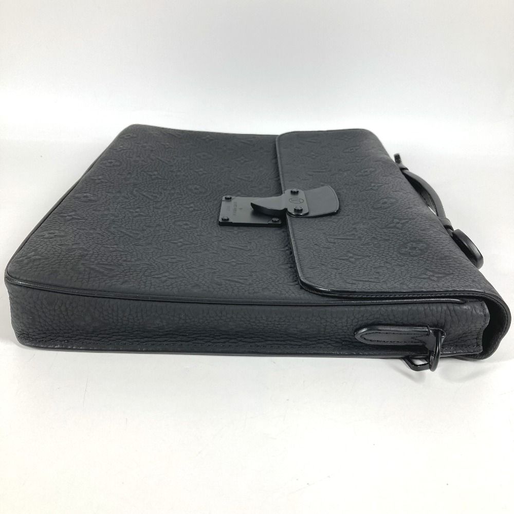 Louis Vuitton Handbag S Lock Bree Faux-s Taurillon Leather Noir Black — view 7