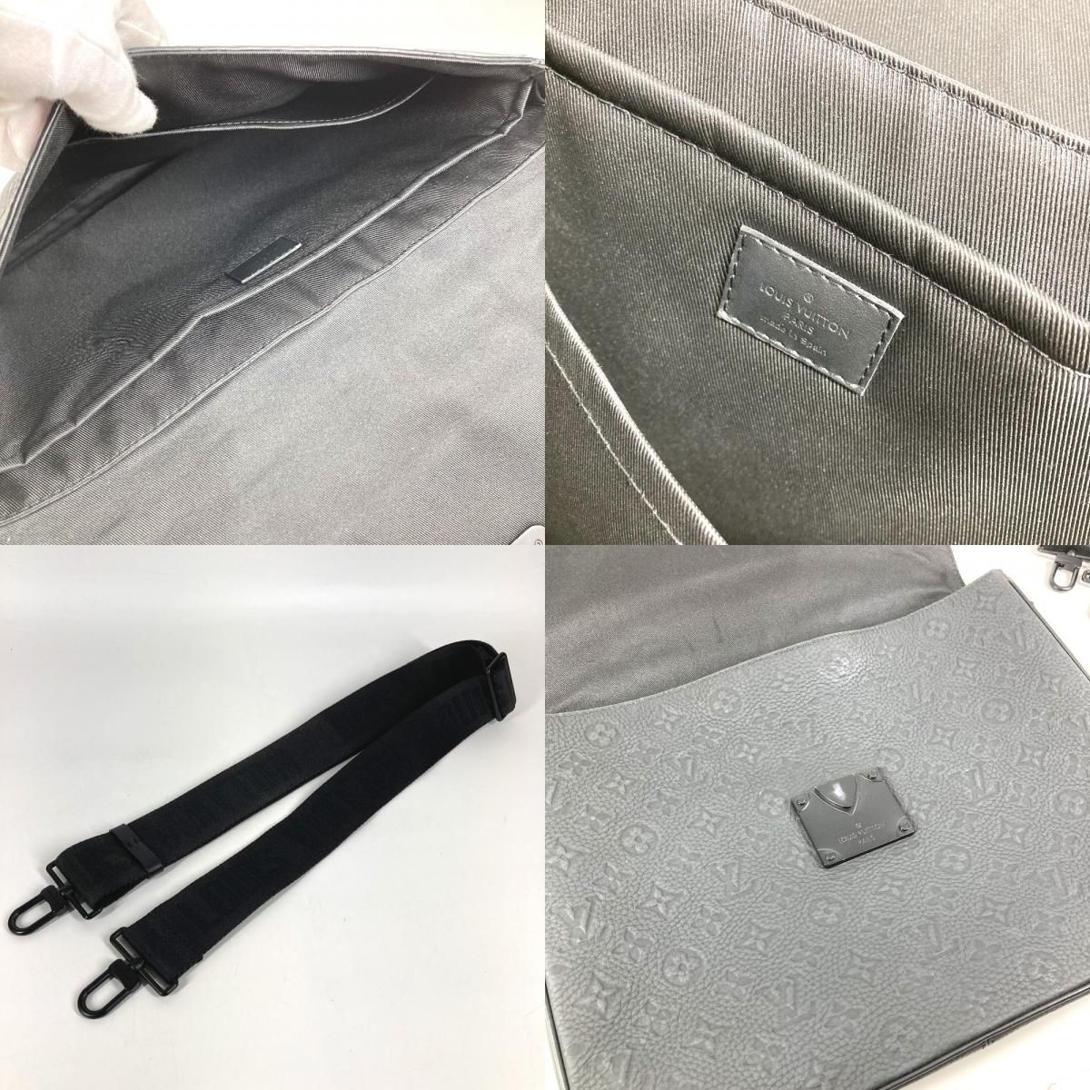 Louis Vuitton Handbag S Lock Bree Faux-s Taurillon Leather Noir Black — view 9