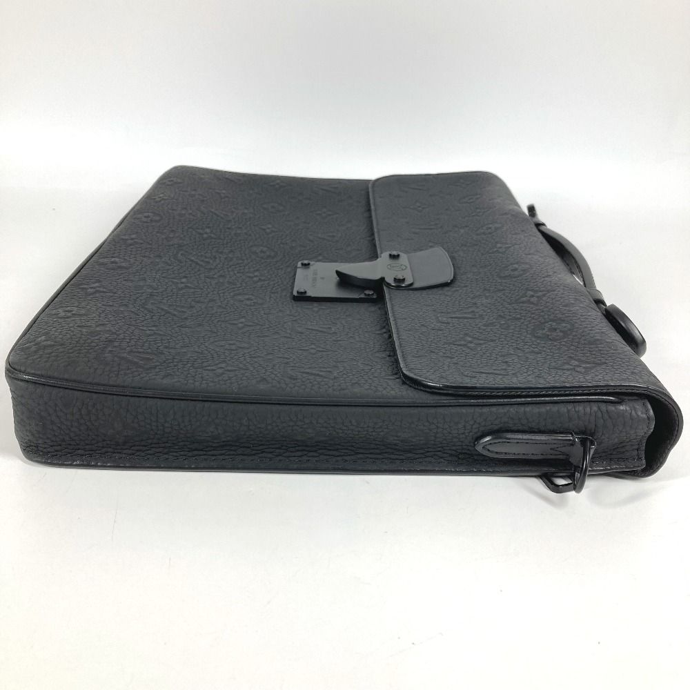 Louis Vuitton Handbag S Lock Bree Faux-s Taurillon Leather Noir Black — view 6