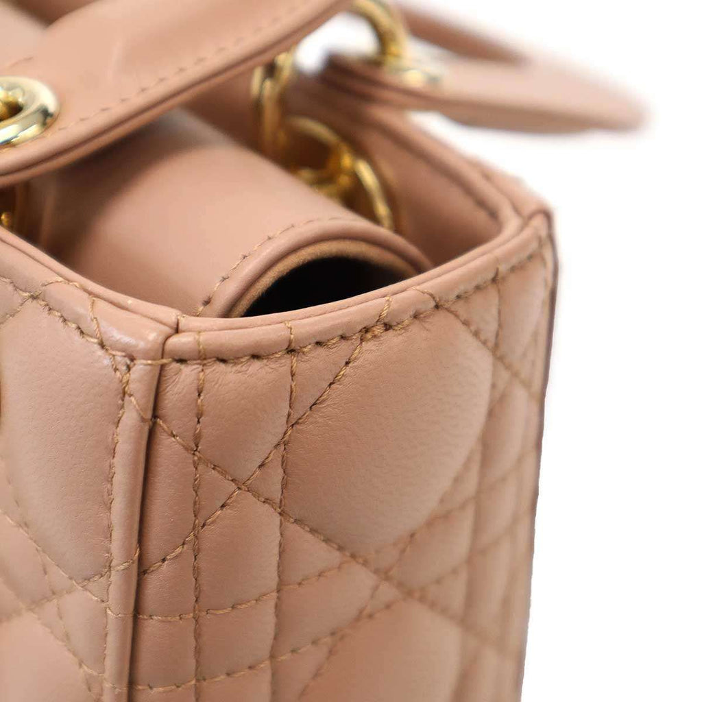 Dior Christian Myabc Small Cannage Lambskin 2-Way — view 7