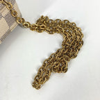 Louis Vuitton Long Wallet Pochette Felicie Damier Azur Canvas Rose — view 5
